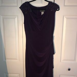 “Alex Evenings” Purple Dress